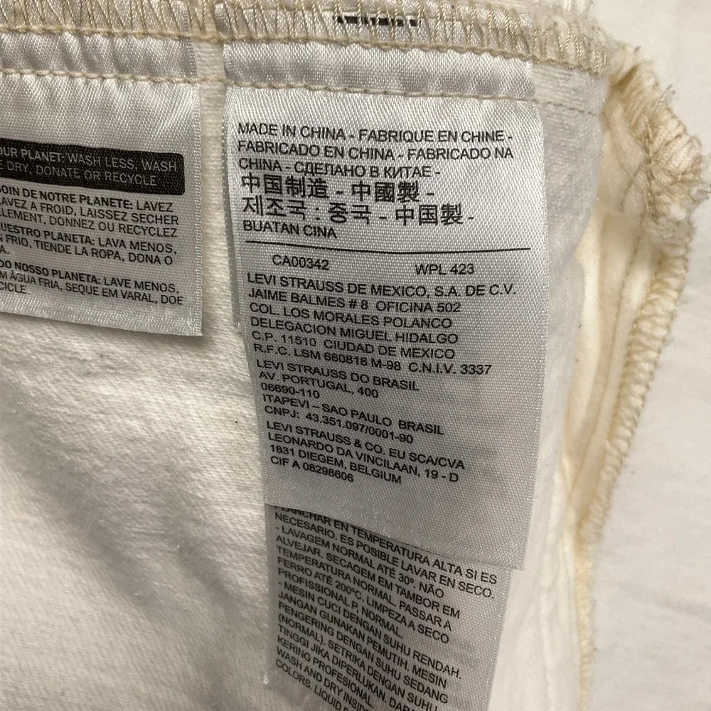 Levis Trucker Jacket Mens XXL White 72334-0292 Gorpcore Americana Beach Denim - Picture 4 of 12